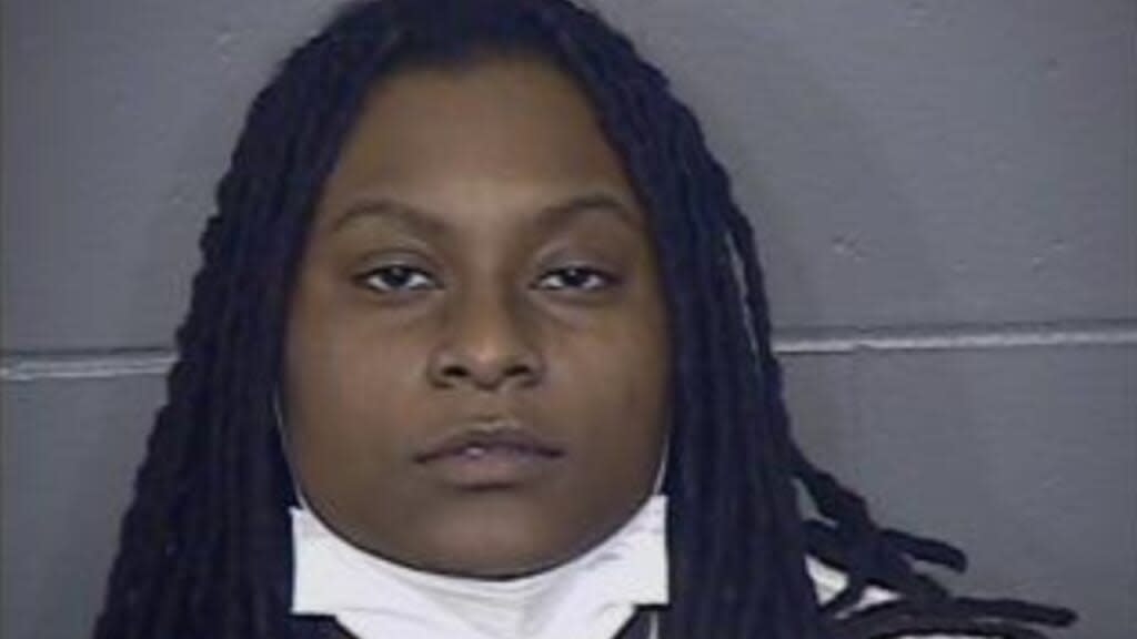 Accused Kansas City killer Tityana Coppage, 21, reportedly sent a text message to her deceased brother afterward, letting him know she had avenged his murder. (Jackson County Detention Center)