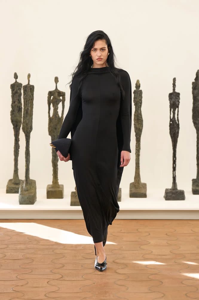 <p>Jacquemus’ spring 2024 show introduced new square-edge derbies, slingback pumps, strappy sandals and thong sandals on the runway. </p>
