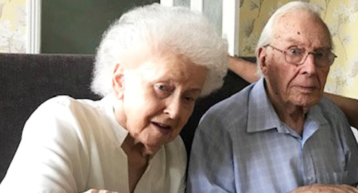 Les and Audrey were married for 68 years.  [Photo: SWNS]