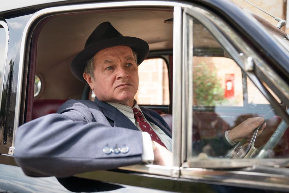 McCardie in the Agatha Christie adaptation ‘Murder is Easy’ (Mark Mainz/BBC/PA)