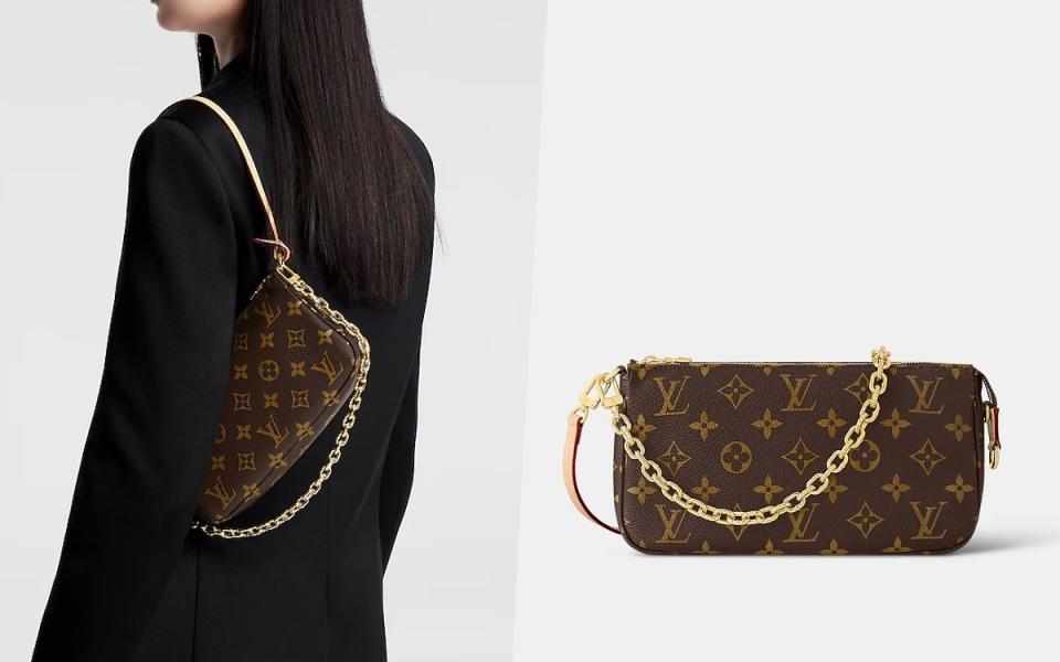 這款Pochette Accessoires是路易威登的十分經典的款式之一 圖片來源：Louis Vuitton