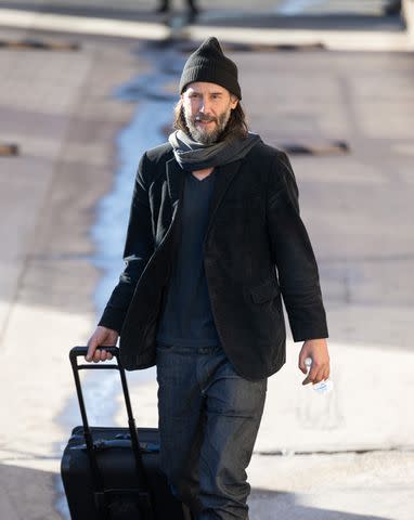 <p>RB/Bauer-Griffin/GC Images</p> Keanu Reeves on November 28, 2023 in Los Angeles, California.