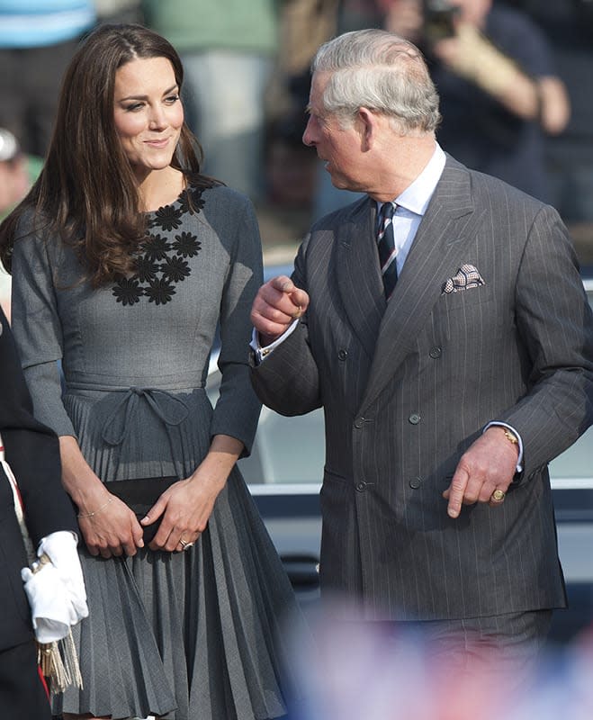 Rey Carlos III y la princesa de Gales 