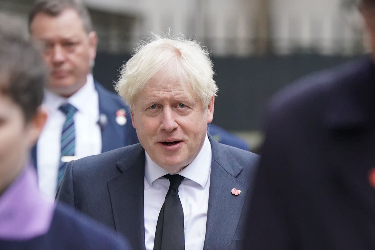 Former prime minister Boris Johnson (Jonathan Brady/PA) (PA Wire)