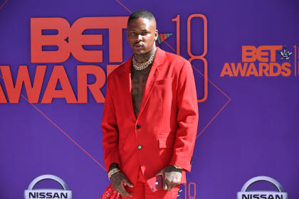 Mandatory Credit: Photo by Rob Latour/REX/Shutterstock (9726159cm) YG BET Awards, Arrivals, Los Angeles, USA - 24 Jun 2018