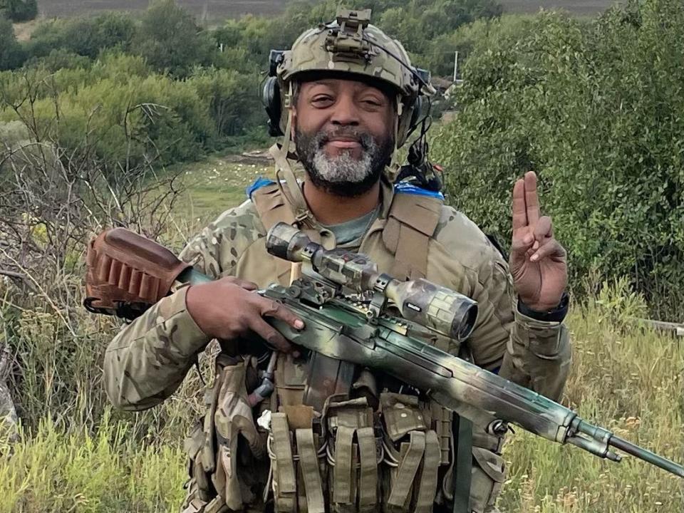 Malcolm Nance, a former United States Navy Senior Chief Petty Officer and intelligence and foreign policy analyst.  He is currently in the 3rd Battalion International Legion in Ukraine.