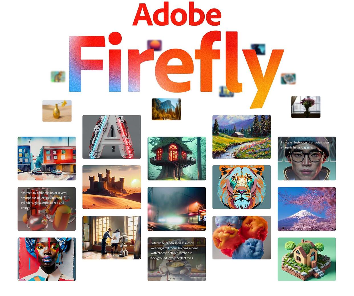 Adobe's new Firefly generative AI software is designed to help marketers and designers lives easier. (Image: Adobe)