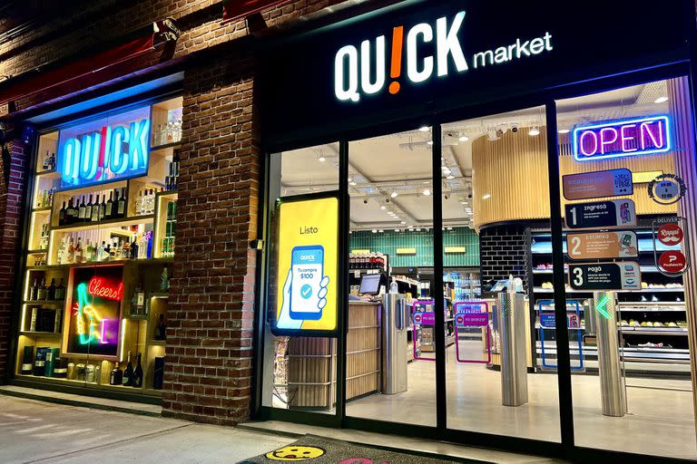 El modelo de supermercados sin cajero que impulsa Quick ya tiene su primera sucursal funcionando en Puerto Madero