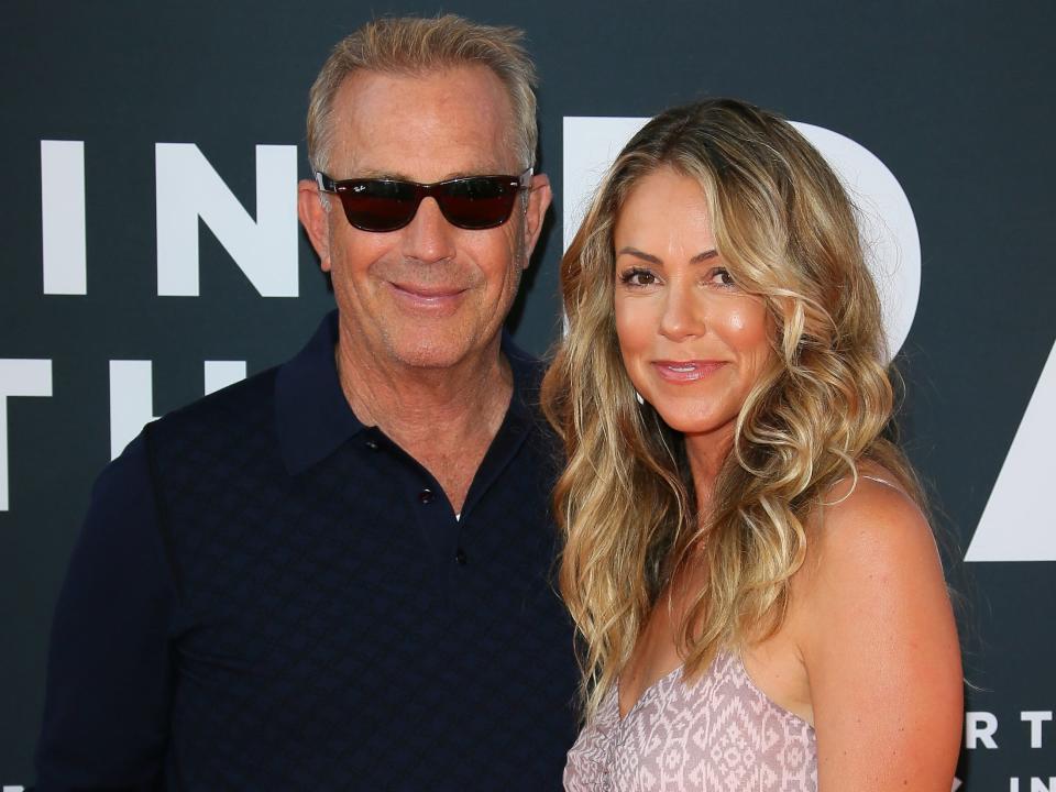 Kevin Costner and Christine Baumgartner