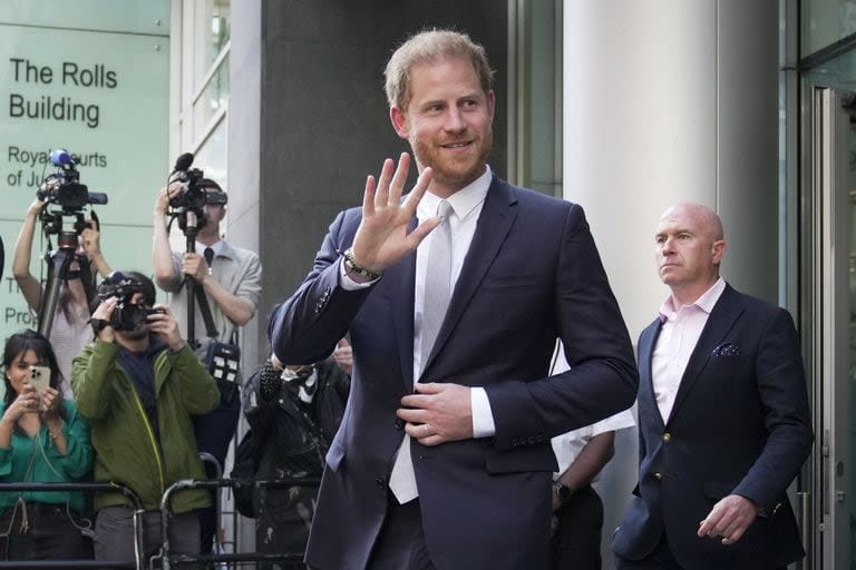 El príncipe Harry, en una audiencia en Londres, el año pasado.  (AP/Kin Cheung, File)