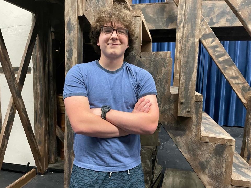 Jack Pinkston will play the role of Fagin. He said he’s looking forward to it because Fagin has lots of character and is fun to play. “Oliver!” is Karns High’s biggest spring musical to date. Karns High School, April 23, 2024.