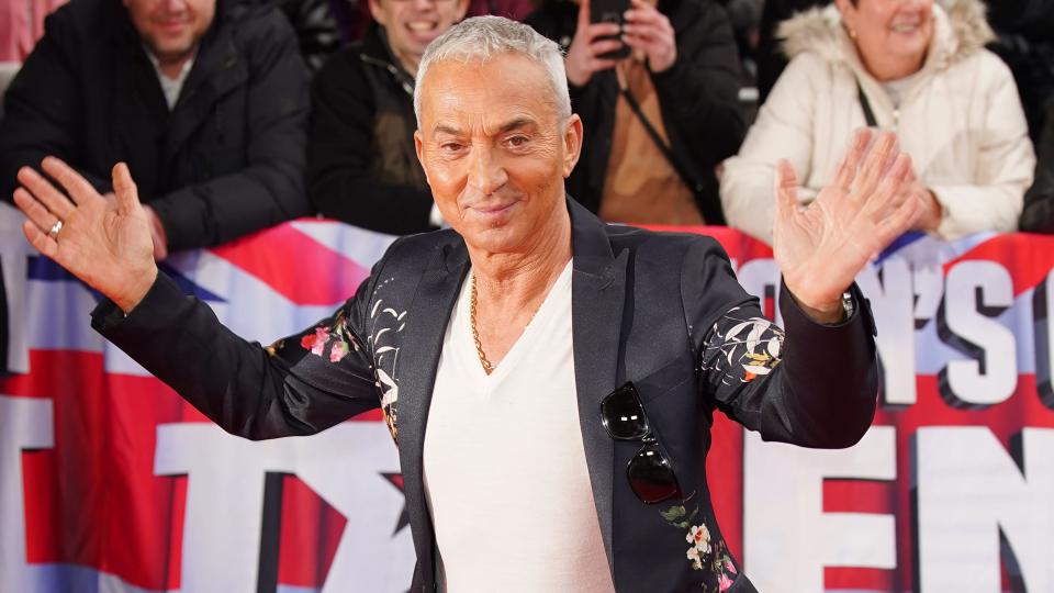 Bruno Tonioli arrives for Britain's Got Talent auditions at The Lowry, Salford. Picture date: Friday February 9, 2024. (Photo by Peter Byrne/PA Images via Getty Images)