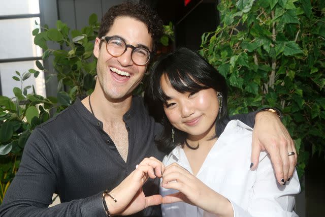 <p>Bruce Glikas/WireImage</p> Darren Criss and Helen J Shen