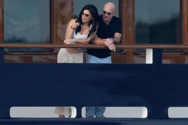 AbacaPress / SplashNews.com Jeff Bezos and Lauren Sanchez Yacht