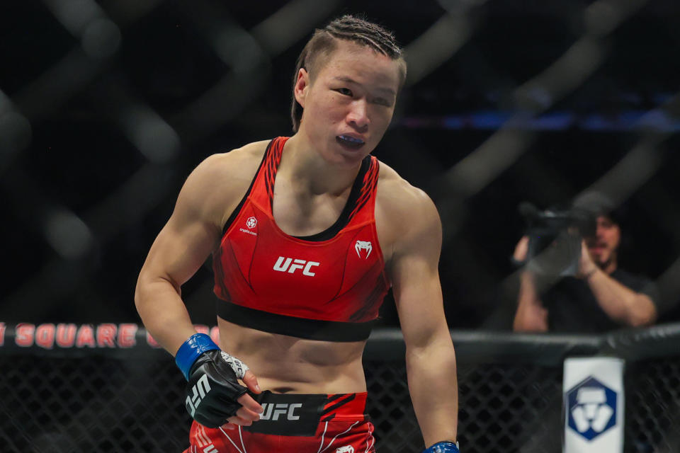 Zhang Weili at UFC 281. (USA TODAY Sports)