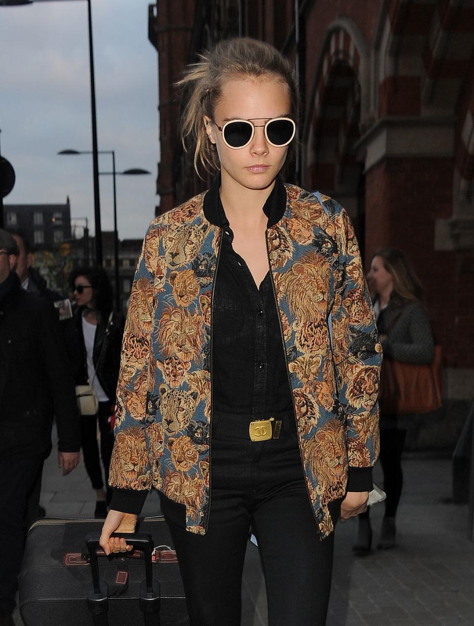 <p><strong>Who: </strong>Cara Delevingne</p><p><strong>Affordable Fashion Find: Perverse </strong>sunglasses, $48, <a rel="nofollow noopener" href="http://perversesunglasses.com/products/amazeballs-2" target="_blank" data-ylk="slk:perversesunglasses.com;elm:context_link;itc:0;sec:content-canvas" class="link ">perversesunglasses.com</a>.</p><p><strong>Why We Love It:</strong> Just in time for spring, a new celeb-favored and surprisingly affordable eyewear line is here. Meet <a rel="nofollow noopener" href="http://perversesunglasses.com/" target="_blank" data-ylk="slk:Perverse Sunglasses;elm:context_link;itc:0;sec:content-canvas" class="link ">Perverse Sunglasses</a>, the new sunglasses brand has already been spotted topping off Cara Delevingne's latest street style look and is set to become a favorite amongst the fashion flock.</p>