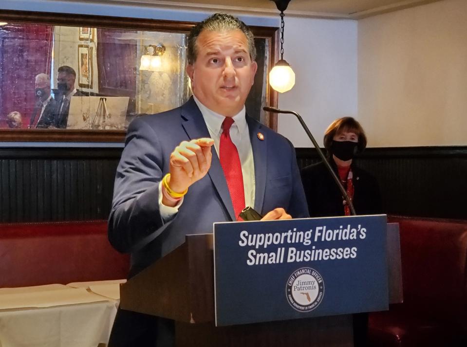Florida's Chief Financial Officer Jimmy Patronis wants Floridians to pay a tax to pay for Donald Trump's legal bills.