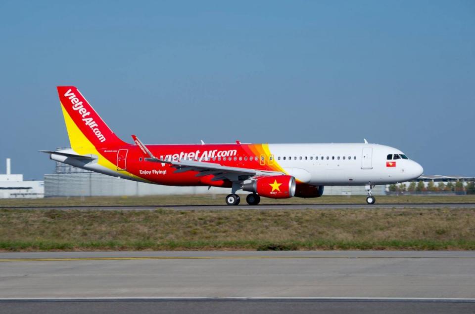 越南廉價航空公司越捷航空(VietJet Air)。(圖：越捷航空臉書)