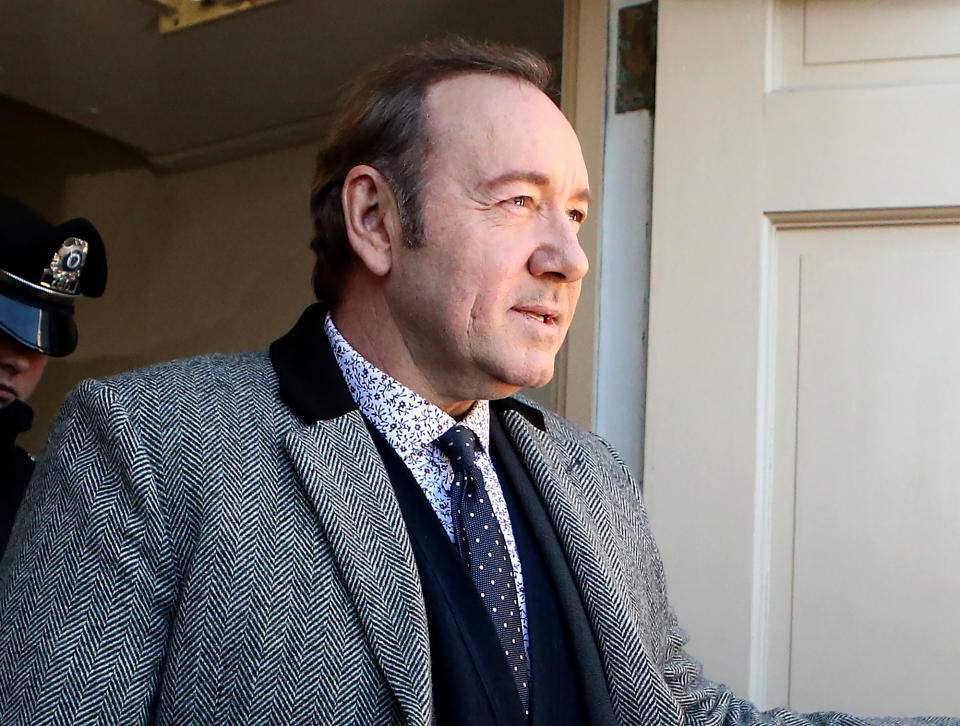 NANTUCKET, MA. - JANUARY 7: Actor Kevin Spacey leaves Nantucket District Court after his arraignment on January 7, 2019 in Nantucket, Massachusetts.  (Staff Photo By Nancy Lane/MediaNews Group/Boston Herald)