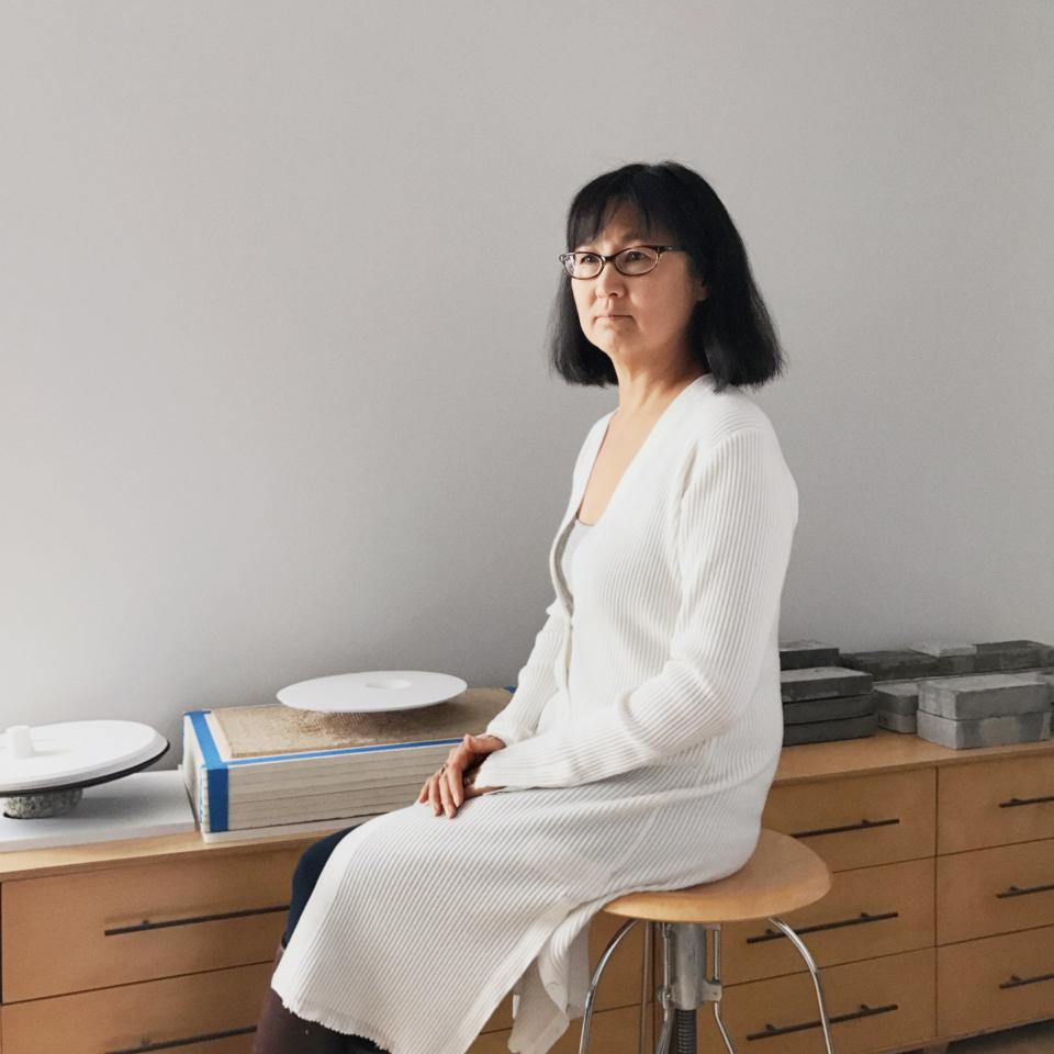 Portrait of Maya Lin, photographed in her studio, New York, NY, November 10, 2016.