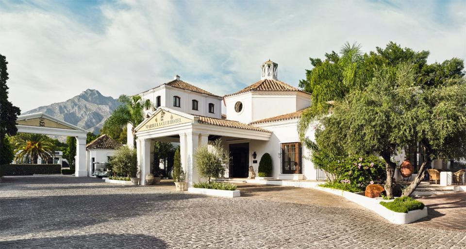 The entrance to the finca (Marbella Club)