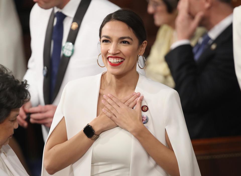 Donald Trump has praised Alexandria Ocasio-Cortez on Twitter over comments she made last week about the Department of Veterans Affairs — while simultaneously undermining her stance on the issue of privatising health care for US veterans. The president claimed the agency “is doing great” thanks to his administration in a tweet, seemingly undermining the fundamental point the 29-year-old lawmaker was making during a town hall event in New York. Mr Trump supported at least a portion of the congresswoman’s statements surrounding veterans’ health care in America, writing Wednesday, “Rep. Alexandria Ocasio-Cortez is correct, the VA is not broken, it is doing great. But that is only because of the Trump administration.” Ms Ocasio-Cortez was speaking out against efforts by the Republican Party to privatise the VA — the second largest federal department following Defence — when she said at a town hall event in New York, “When it comes to the VA, all I can think of is that classic refrain that my parents always told me growing up, which is that, ‘if it ain’t broke, don’t fix it.’” “That is their opening approach that we have seen when it comes to privatisation,” she continued. “the idea that this thing that isn’t broken, this thing that provides the highest quality care to our veterans somehow needs to be fixed, optimised, tinkered with, until — until we don’t even recognise it anymore.”More follows...