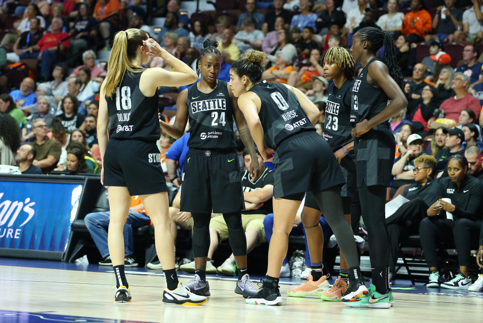 The Storm had to pressure from New York to Washington, D.C. on Sunday after their flight used to be canceled. (M. Anthony Nesmith/Icon Sportswire by job of Getty Pictures)