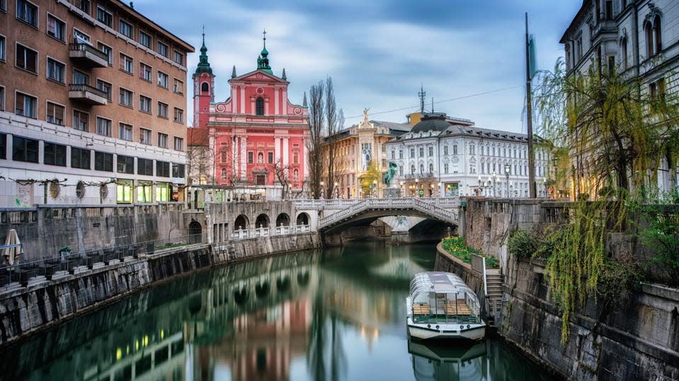 el horizonte de Ljubljana