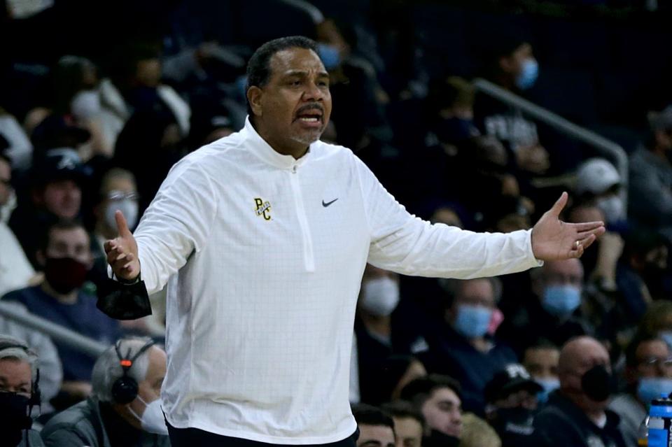 PC's Ed Cooley, the national Coach of the Year after leading his Friars to the Big East regular-season title, has five transfers and two freshmen on his roster this season.