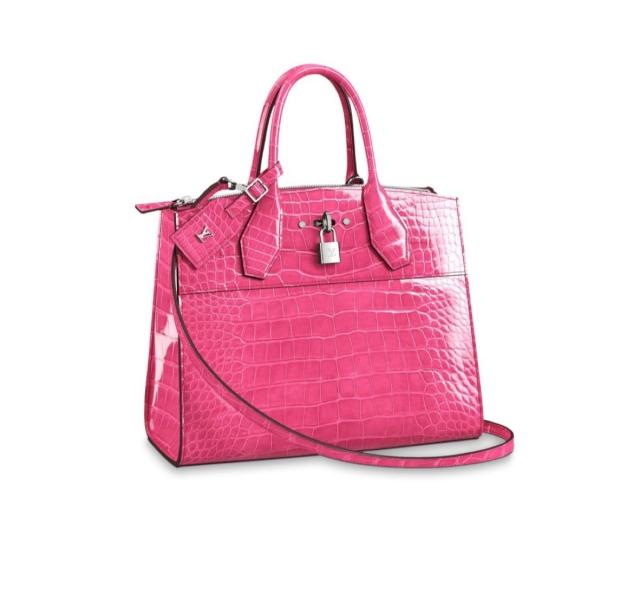 Louis Vuitton City Steamer MM Crocodile Bag $55,500 #shorts 