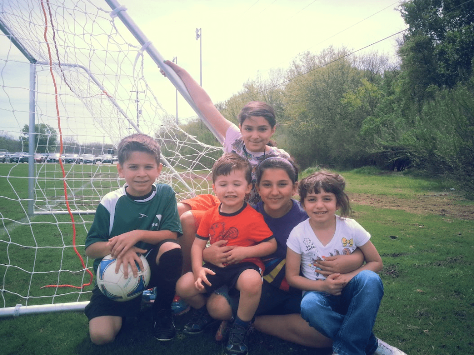 Mercedes Bristol’s grandchildren, about a year after she took them into her home.