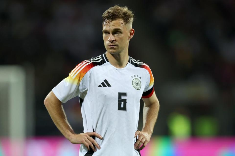 Can Kimmich solve Barcelona’s midfield problems? (Photo by Alexander Hassenstein/Getty Images)
