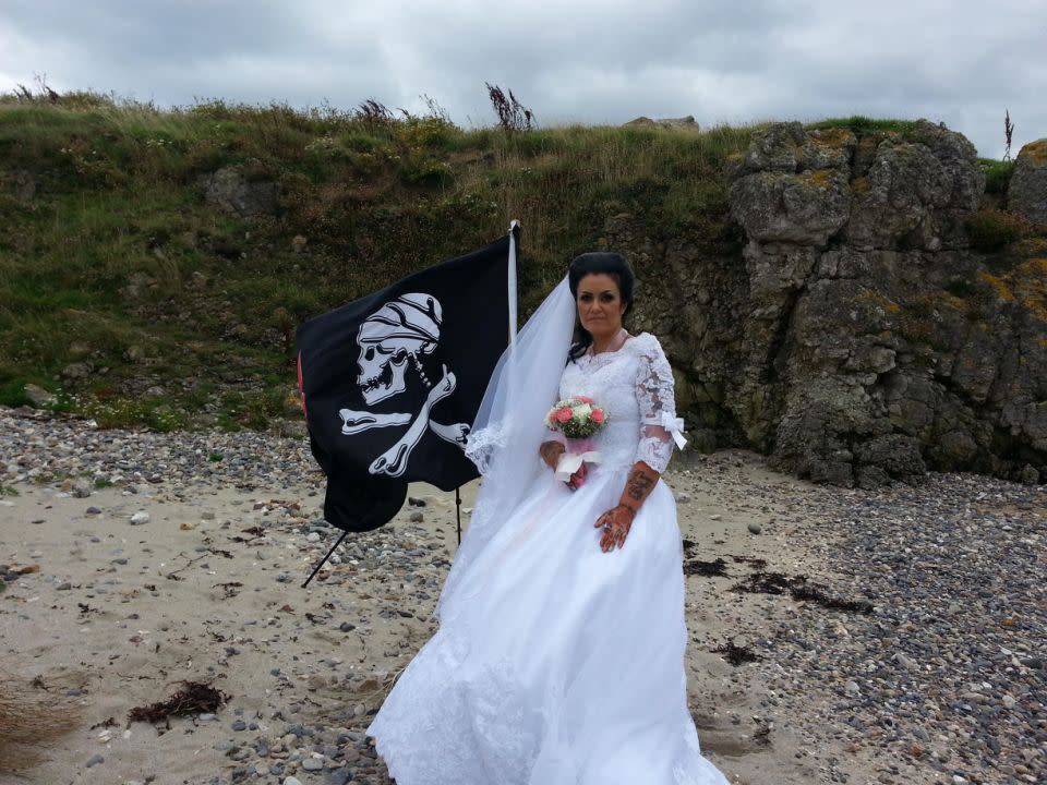 Amanda has married the ghost of a pirate. Photo: Triangle News