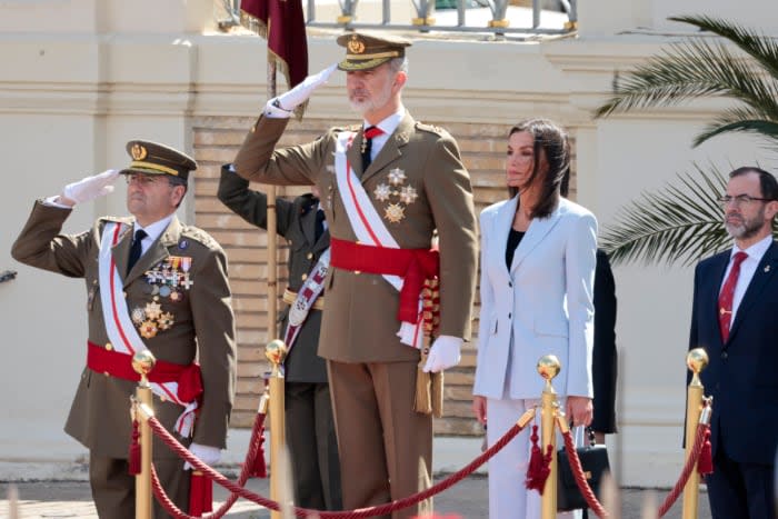 El rey Felipe VI y la reina Letizia