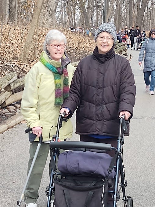 Oconomowoc resident Charlotte Markle (left), 81, is among the longest-surviving transplant patients at Mayo Clinic. She had her transplant on March 2, 1966, at Mayo Clinic in Rochester, Minnesota. Markle is pictured with her sister Sharon Mertins.