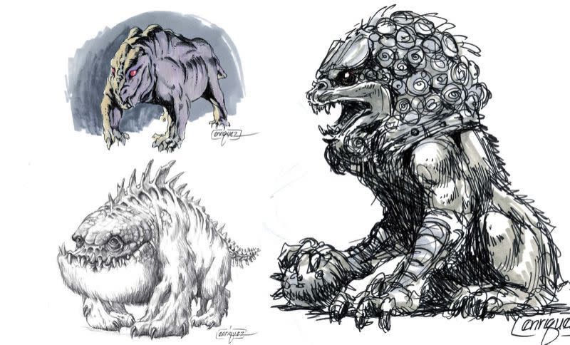 Thom Enriquez’s Terror Dog concepts (via ‘Ghostbusters: The Ultimate Visual History’)