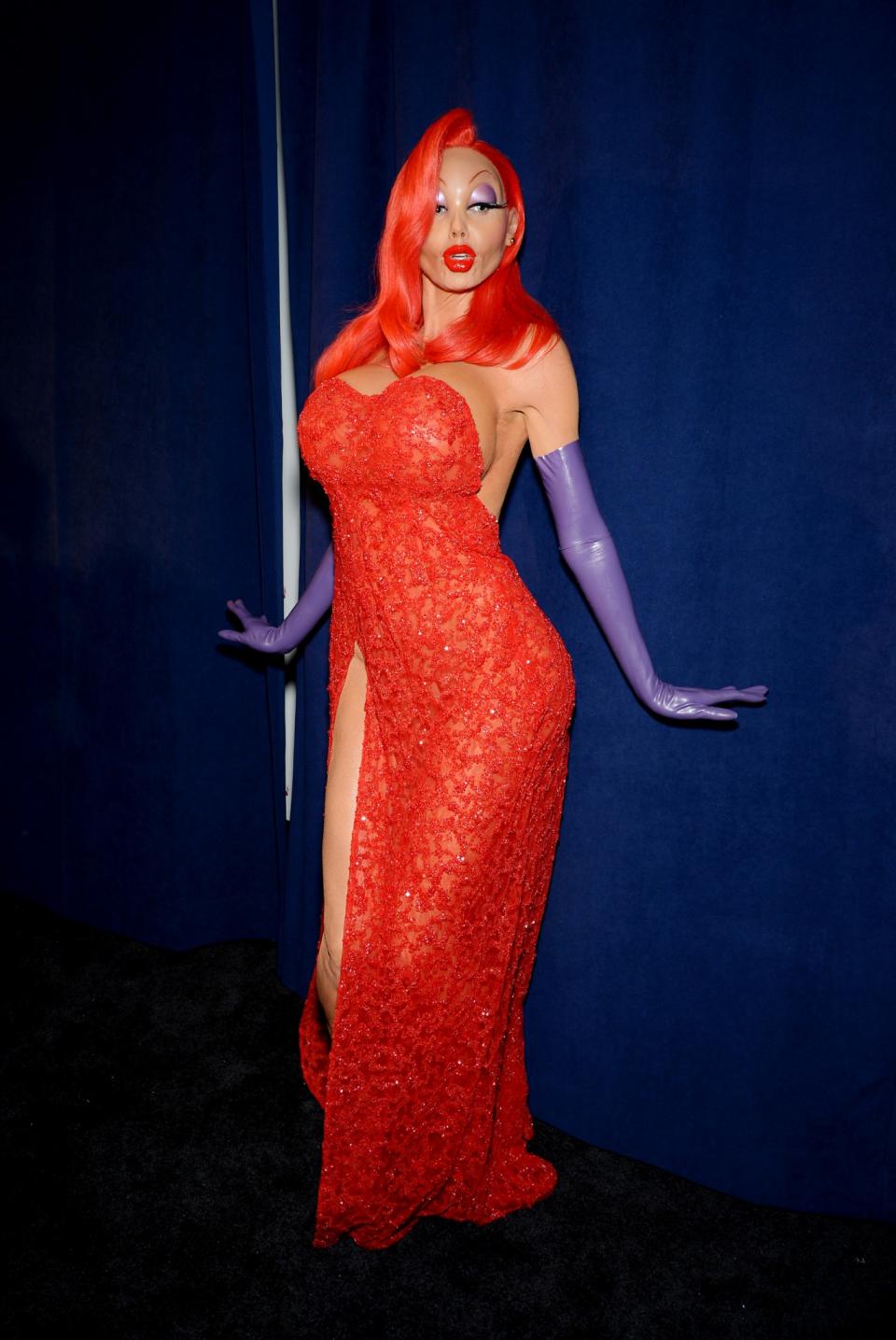 Heidi Klum at her annual Halloween party in 2015.