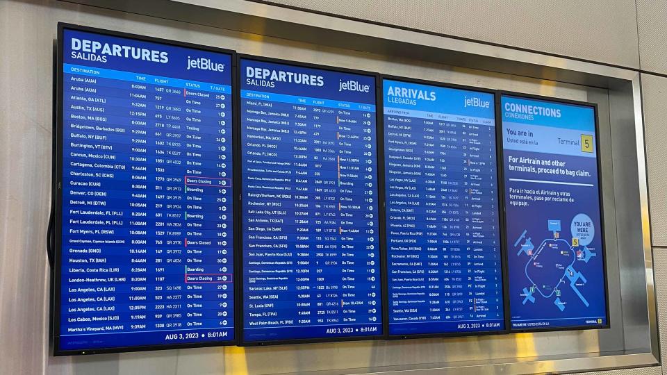 Airport AV Signage