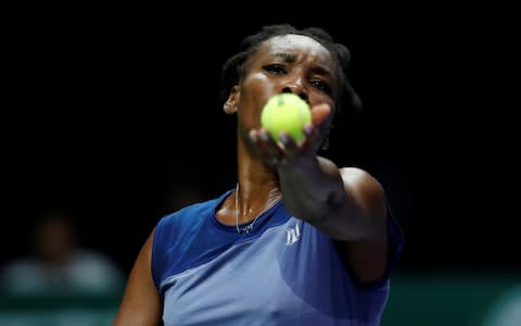 Venus Williams serves - Credit: Reuters