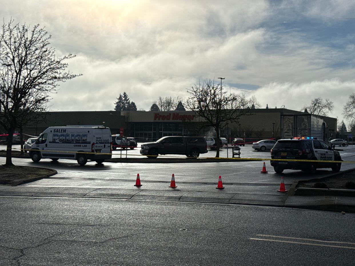 Three people were shot and injured Monday morning in the Fred Meyer parking lot at 3740 Market St NE.