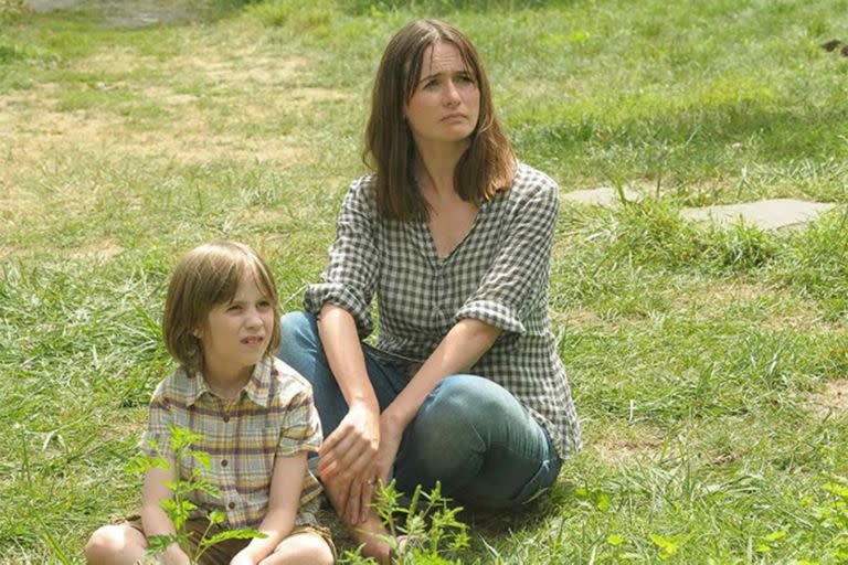 Junto a Emily Mortimer, en una escena de la película Our idiot brother