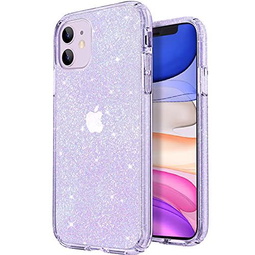 31) Clear Glitter iPhone Case