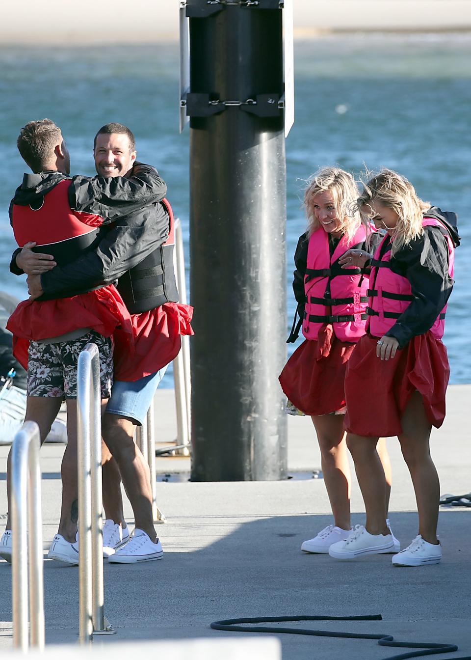 The boys were definitely excited to be hanging out together on the double date. Photo: Diimex