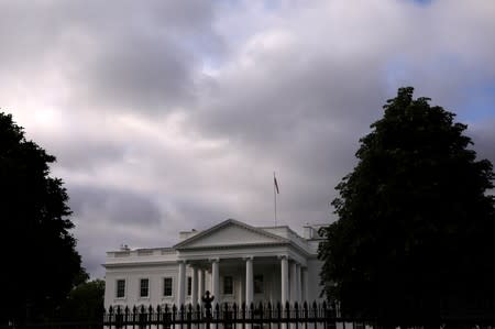 FILE PHOTO: The morning sky over the White House in Washington