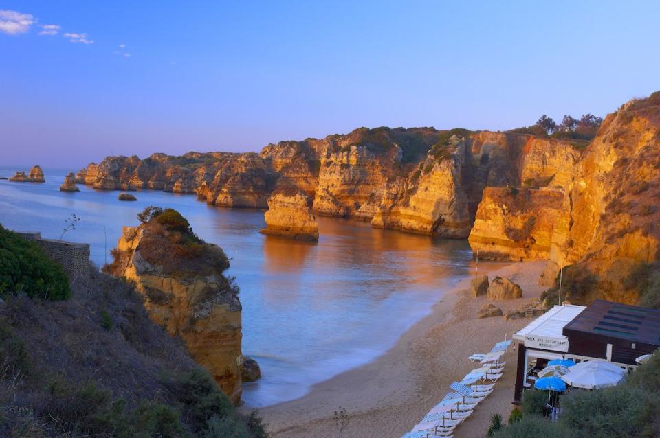 <p>Dona Ana Beach in Algarve, Portugal // June 7, 2012</p><p><strong>RELATED: </strong><a href="http://www.facebook.com/REDBOOK" rel="nofollow noopener" target="_blank" data-ylk="slk:Baby Names Inspired By Your Favorite Travel Destinations;elm:context_link;itc:0;sec:content-canvas" class="link "><strong>Baby Names Inspired By Your Favorite Travel Destinations</strong></a></p>