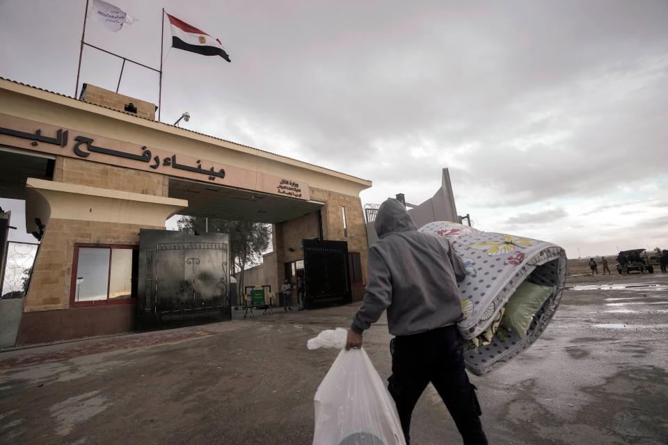 The Rafah crossing on the border between Gaza and Egypt (Copyright 2023The Associated Press. All rights reserved)