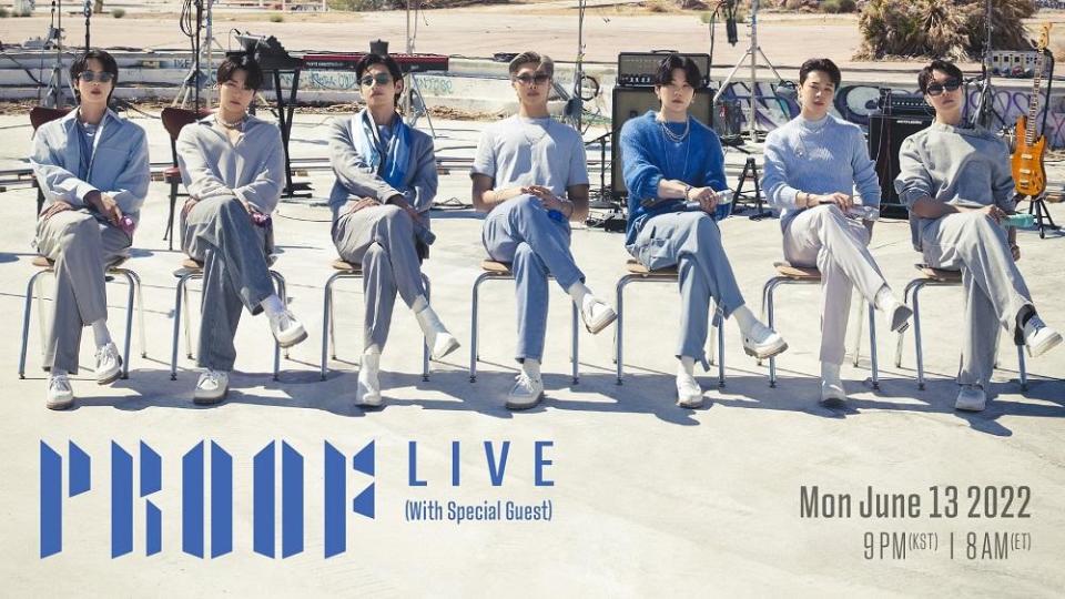 BTS於13日開Live的宣傳海報。