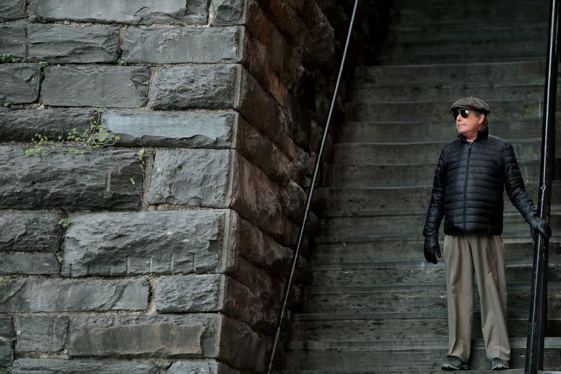 FILE PHOTO: Director William Friedkin attends a walking tour around Georgetown that focused on some of the film locations from the original Exorcist in Washington D.C.