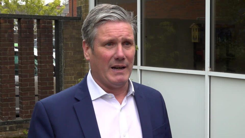 Labour leader Sir Keir Starmer said police have not contacted him (Peter Cary/PA) (PA Wire)