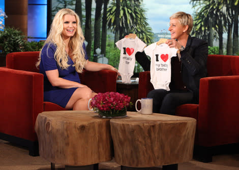 Jessica Simpson's Onesie from Ellen